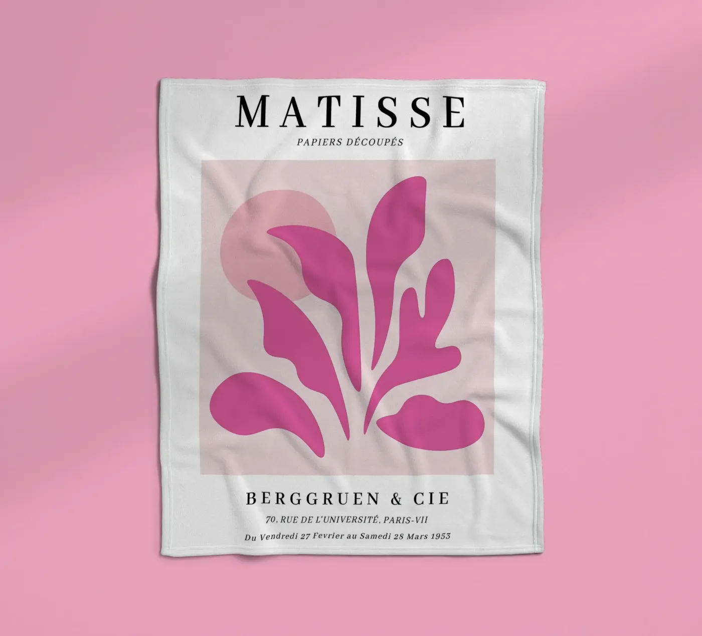 Corallo rosa coperta in pile da Vonda Shop