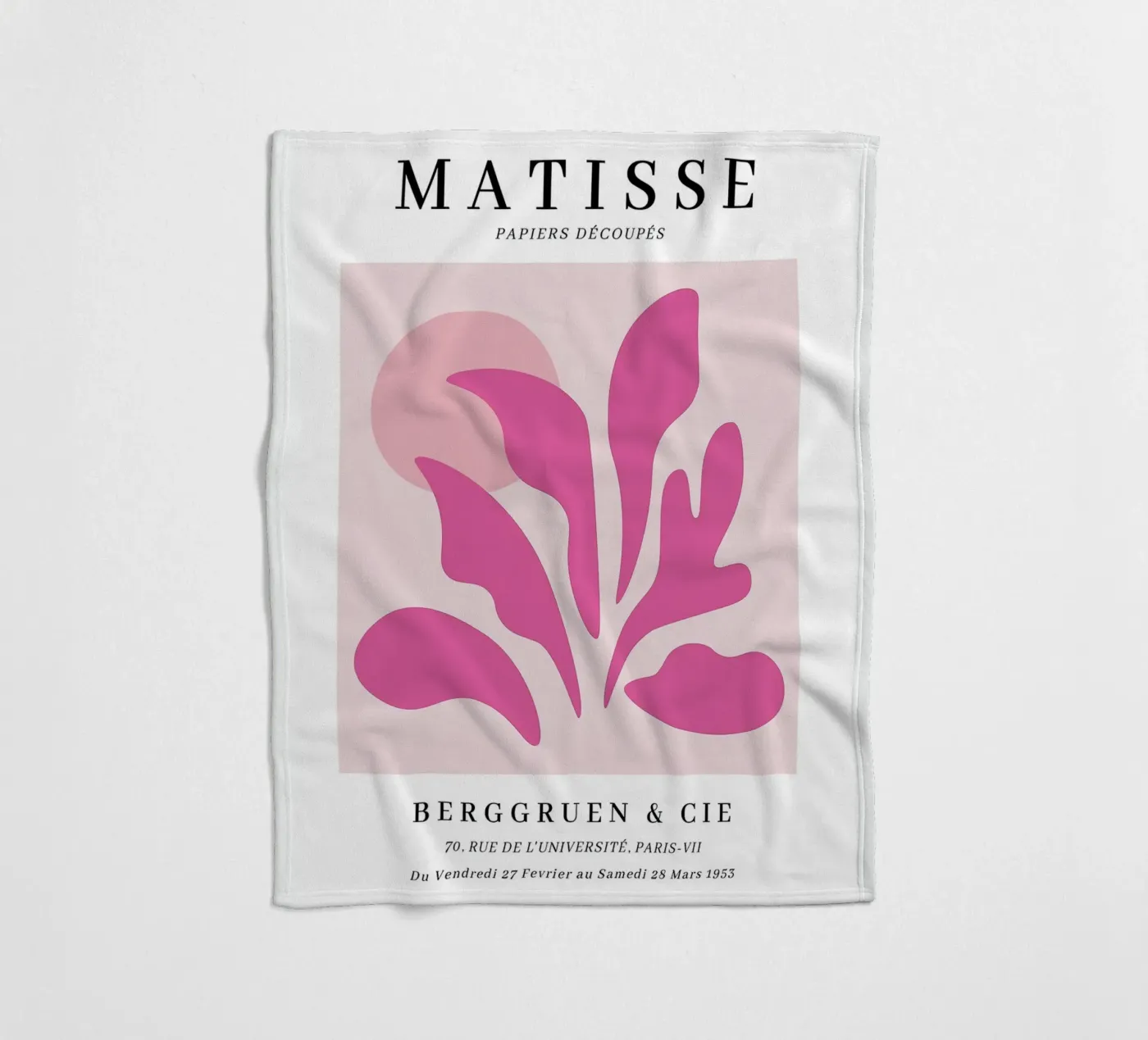 Corallo rosa coperta in pile da Vonda Shop