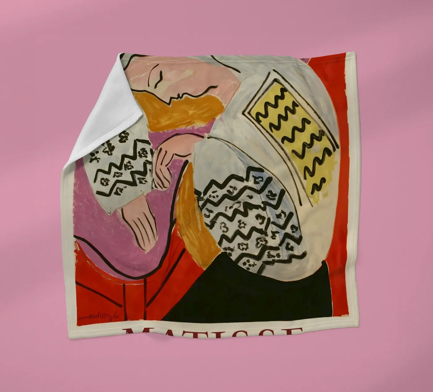 Vrouw slaapt fleecedeken van Vonda Shop