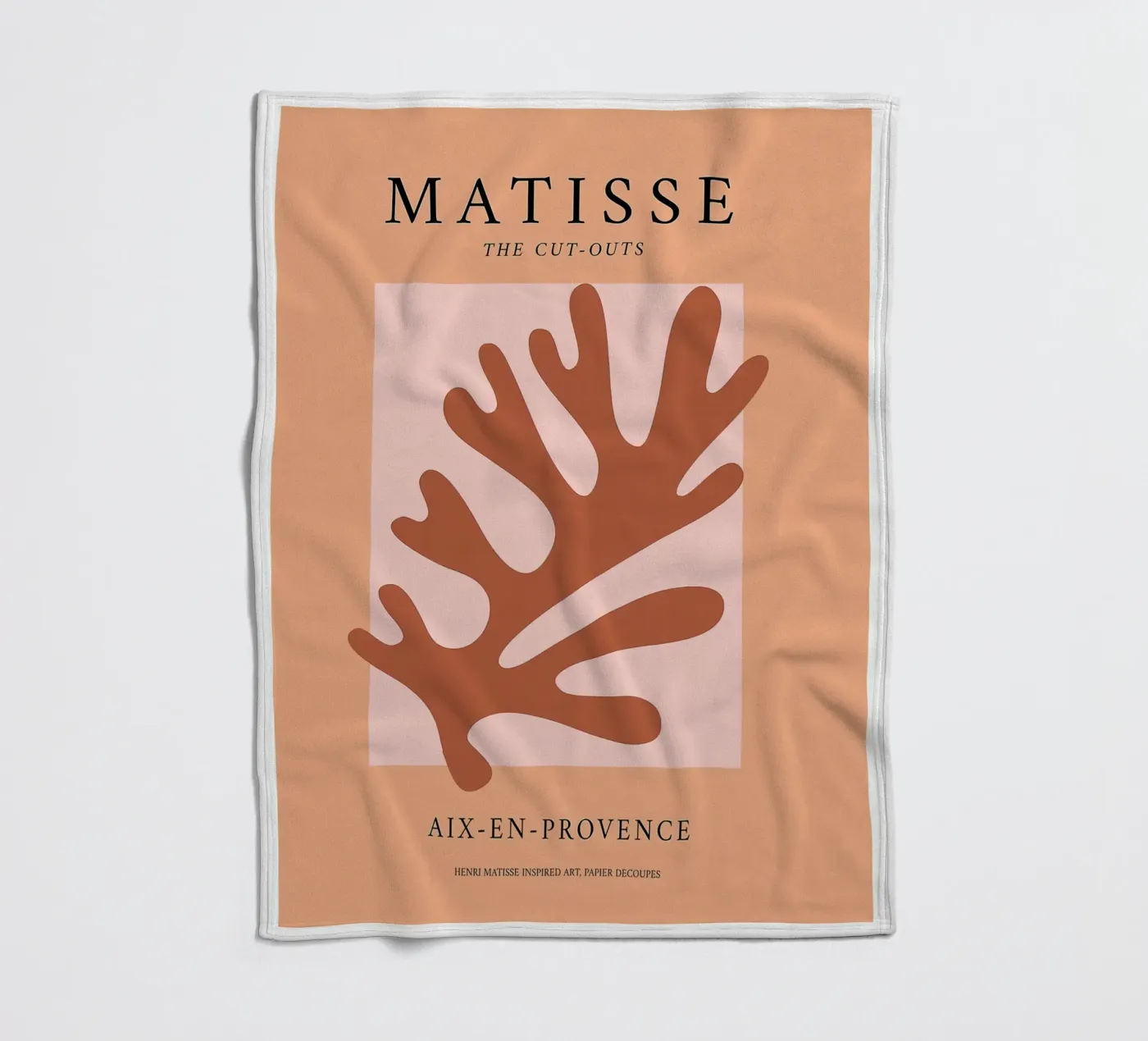 Provence fleece blanket by Vonda Shop