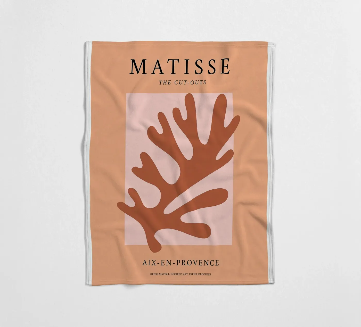 Provence fleece blanket by Vonda Shop