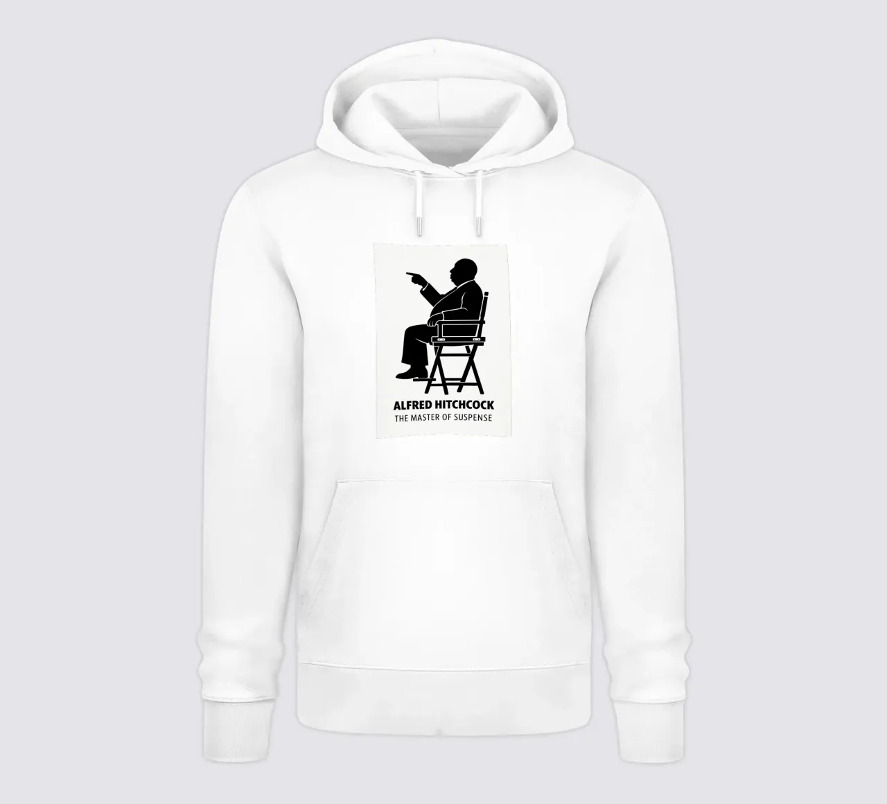 Alfred Hitchcock Print felpa con cappuccio da MoviesArt