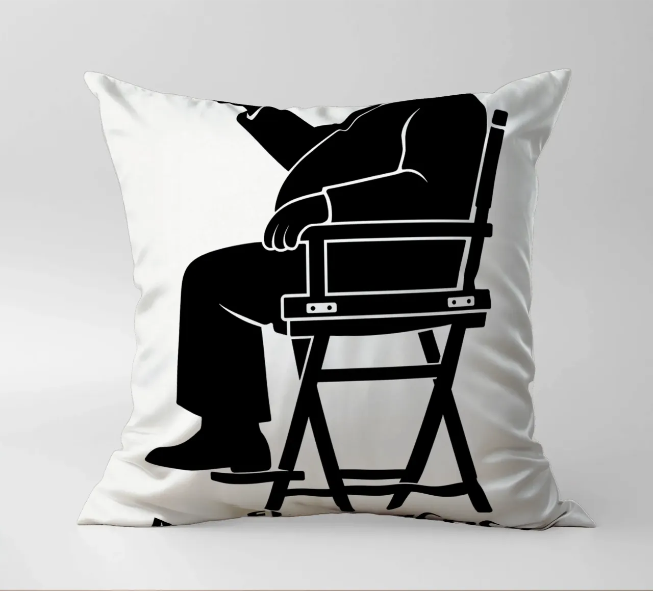 Alfred Hitchcock Print cuscino da MoviesArt