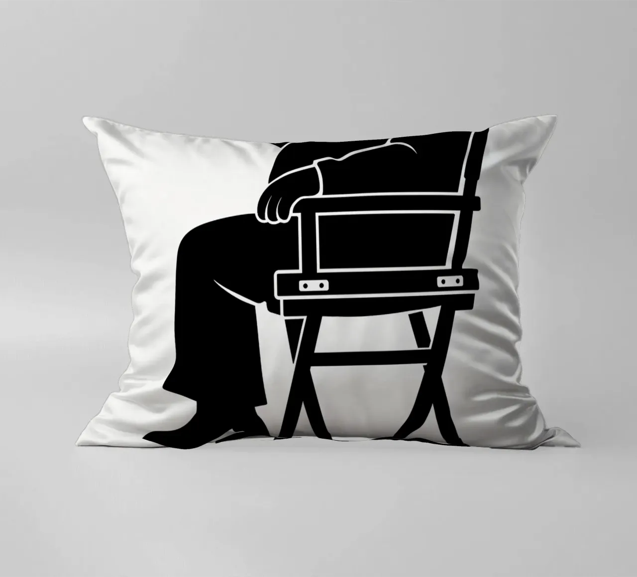 Alfred Hitchcock Print cuscino da MoviesArt