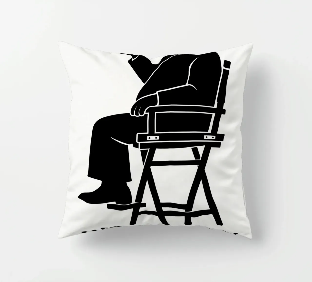 Alfred Hitchcock Print cuscino da MoviesArt