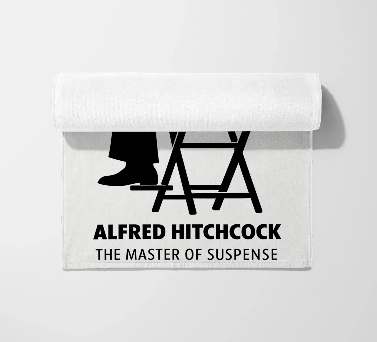 Alfred Hitchcock Print telo mare da MoviesArt