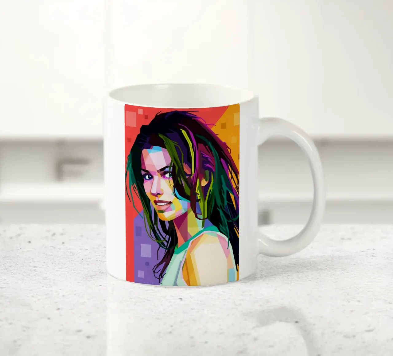 Arte di Shania Twain tazza in ceramica da Hantamrata