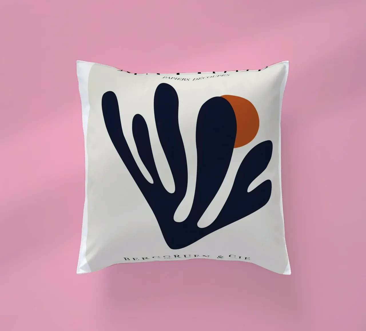 like a partially covered moon decorative cushion by Vonda Shop