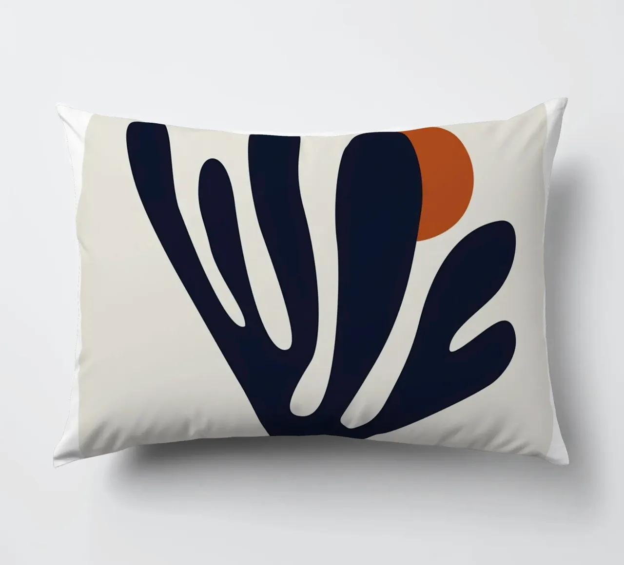 like a partially covered moon decorative cushion by Vonda Shop