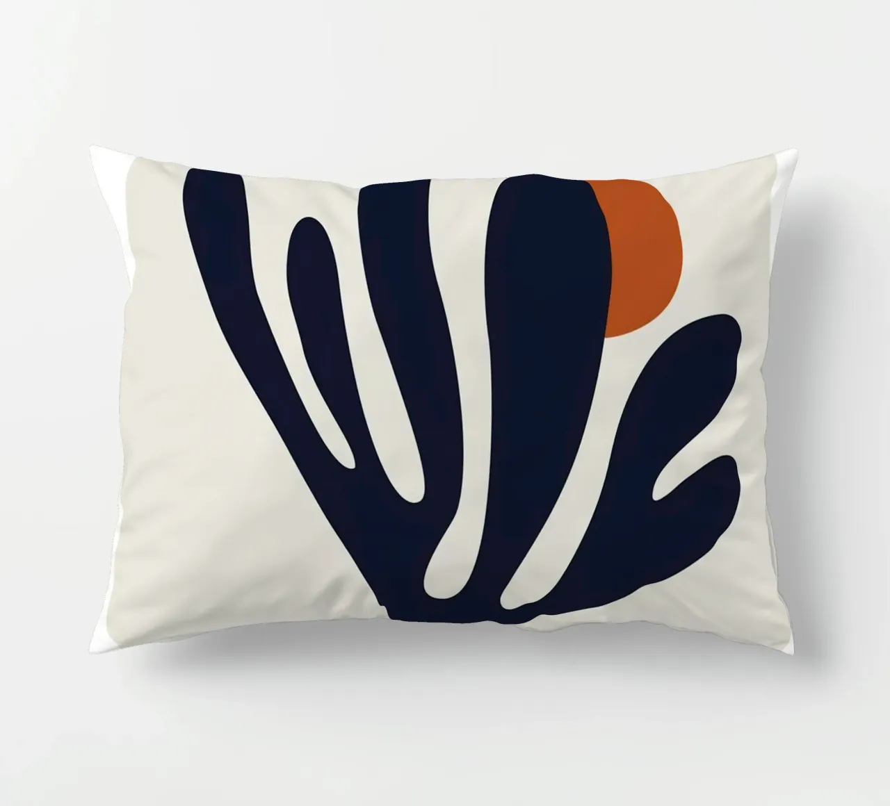 like a partially covered moon decorative cushion by Vonda Shop