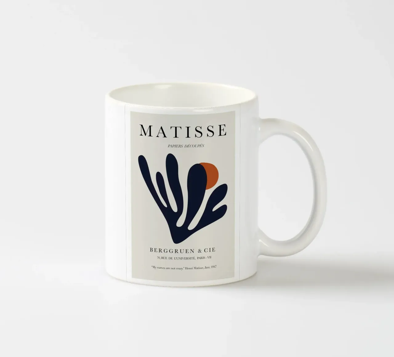 comme une lune partiellement couverte mug en céramique de Vonda Shop