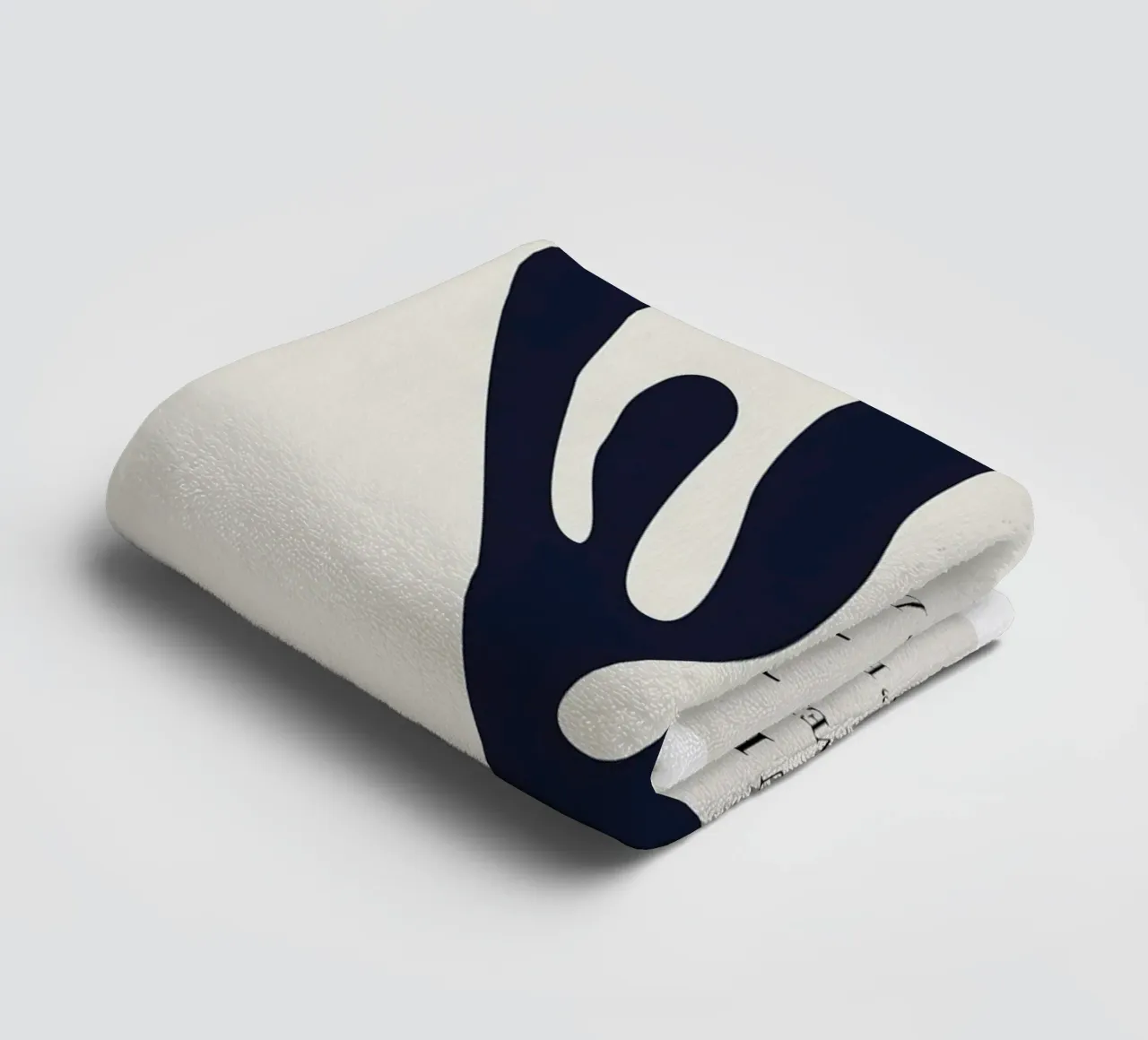 comme une lune partiellement couverte serviette de bain de Vonda Shop