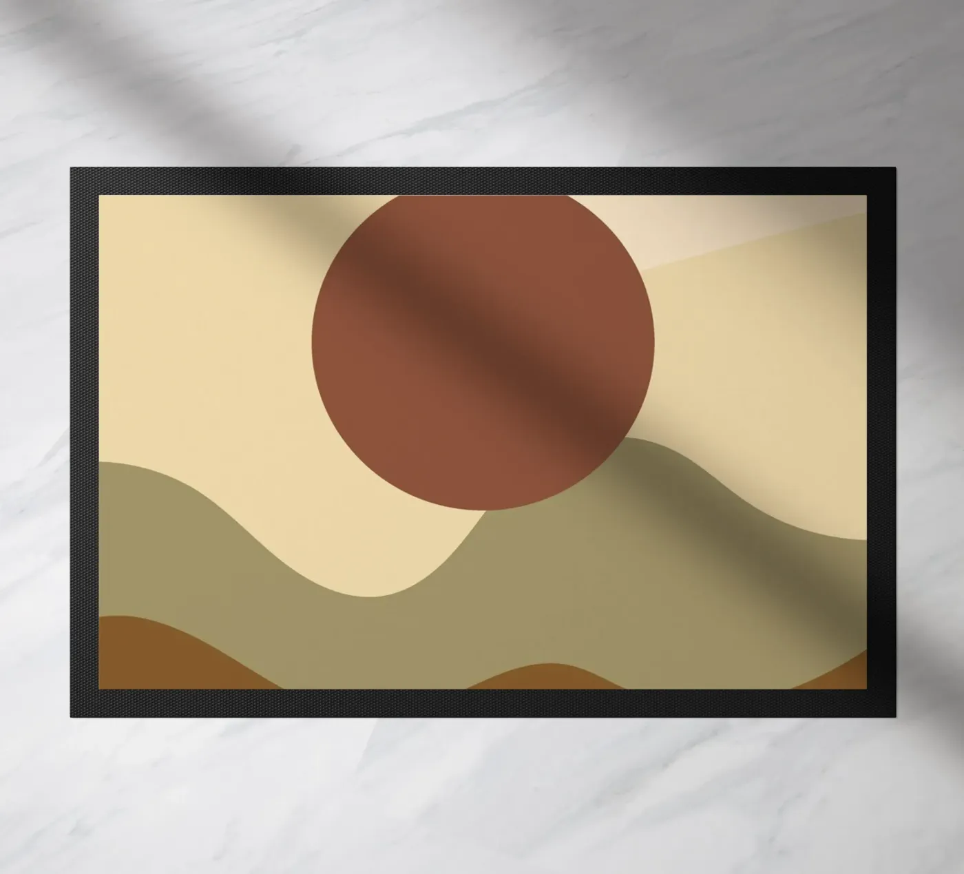 Illustration Surface Wave Cozy doormat by galihstudio