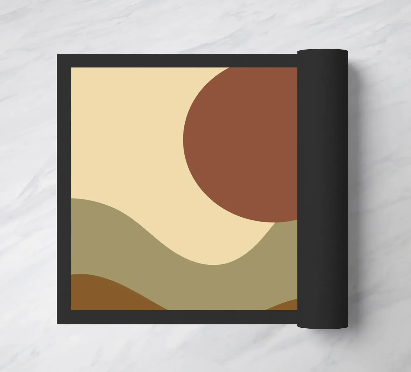 Illustration Surface Wave Cozy doormat by galihstudio