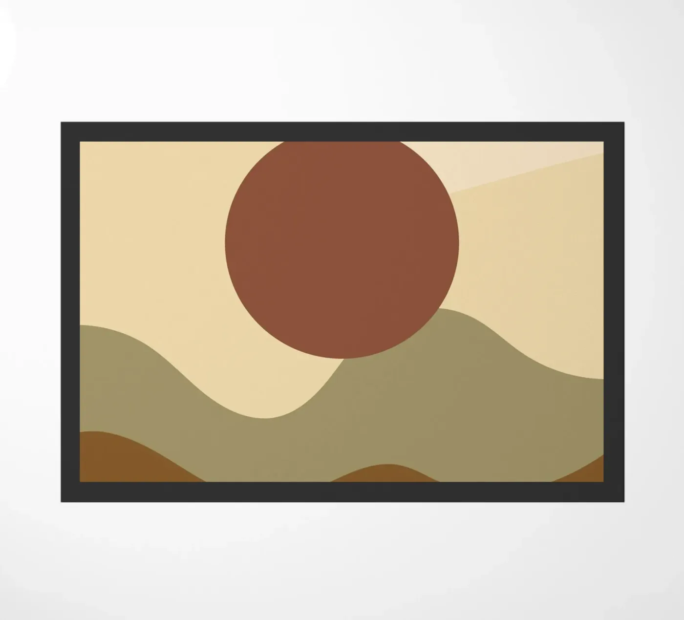 Illustration Surface Wave Cozy doormat by galihstudio