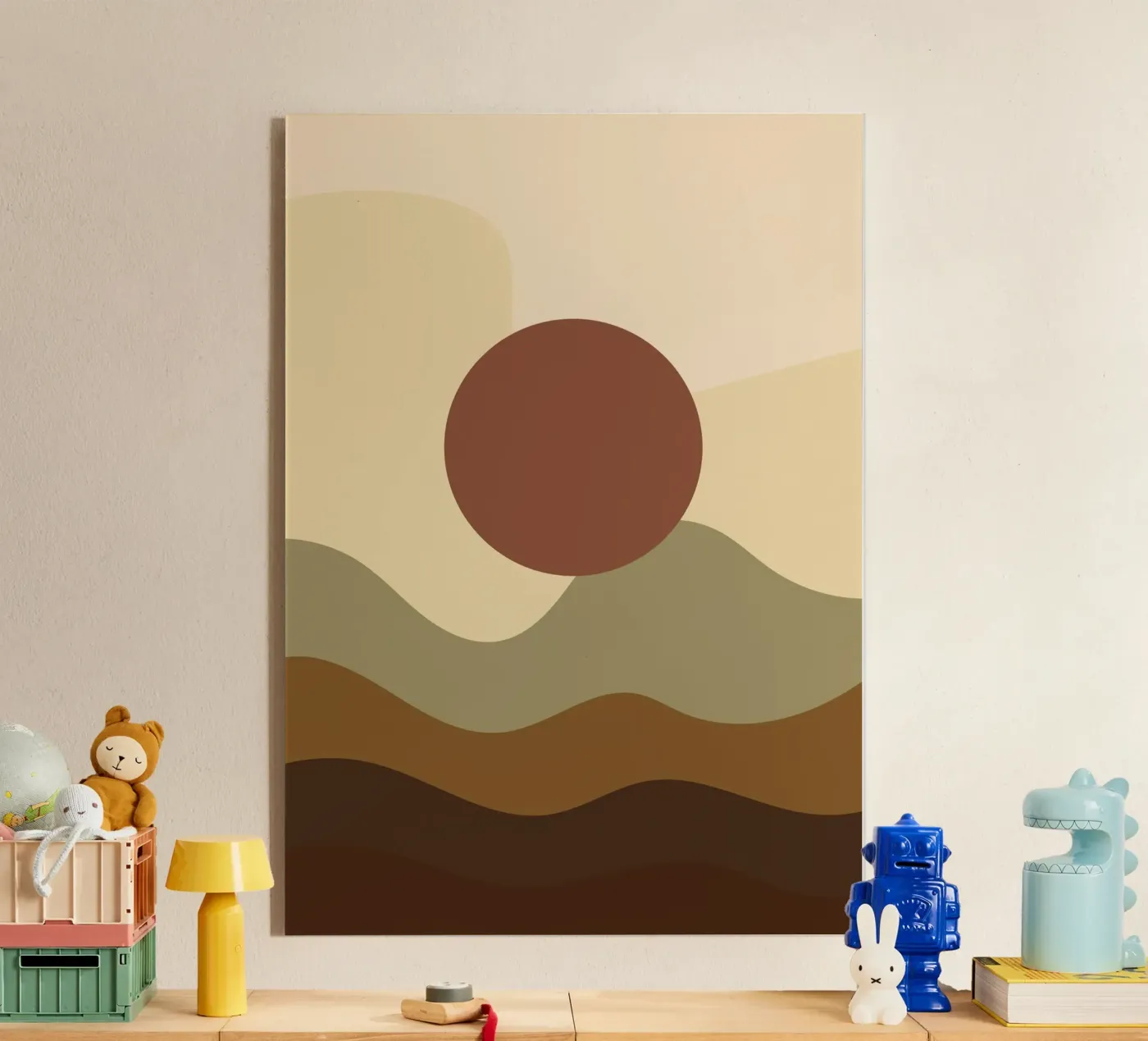 Illustration Surface Wave Cozy plexiglas de galihstudio