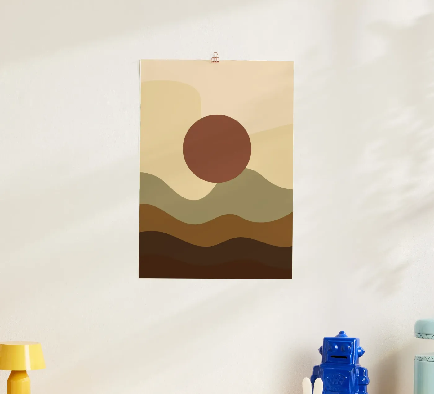 Illustration Surface Wave Cozy poster da galihstudio