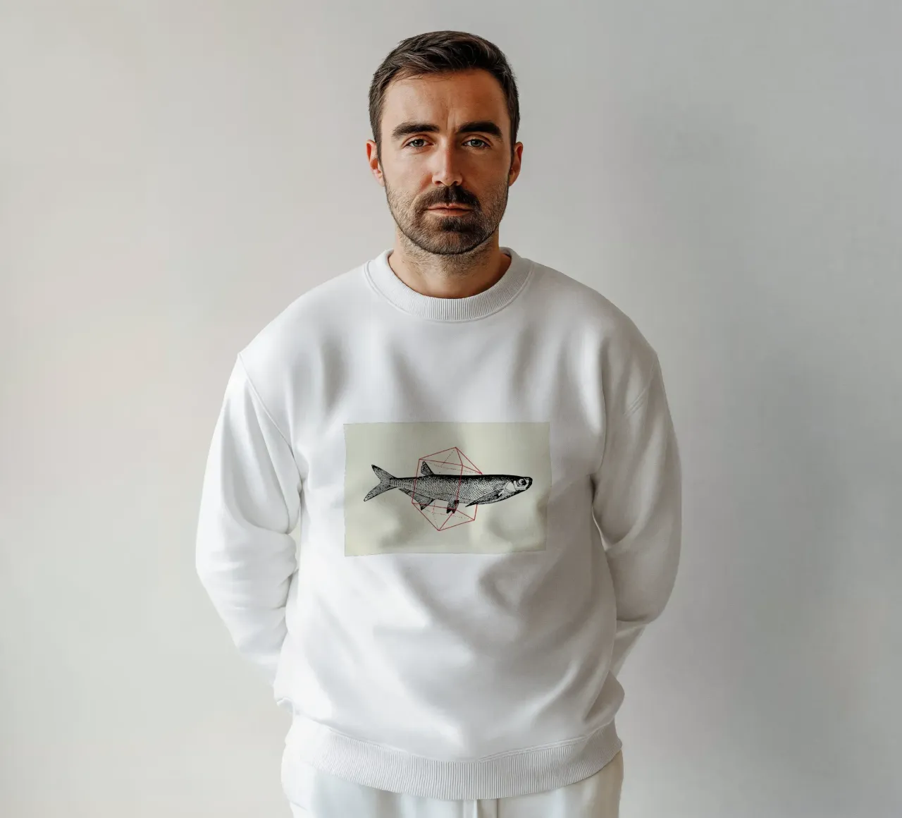 Fish in Geometrics II felpa da Florent Bodart