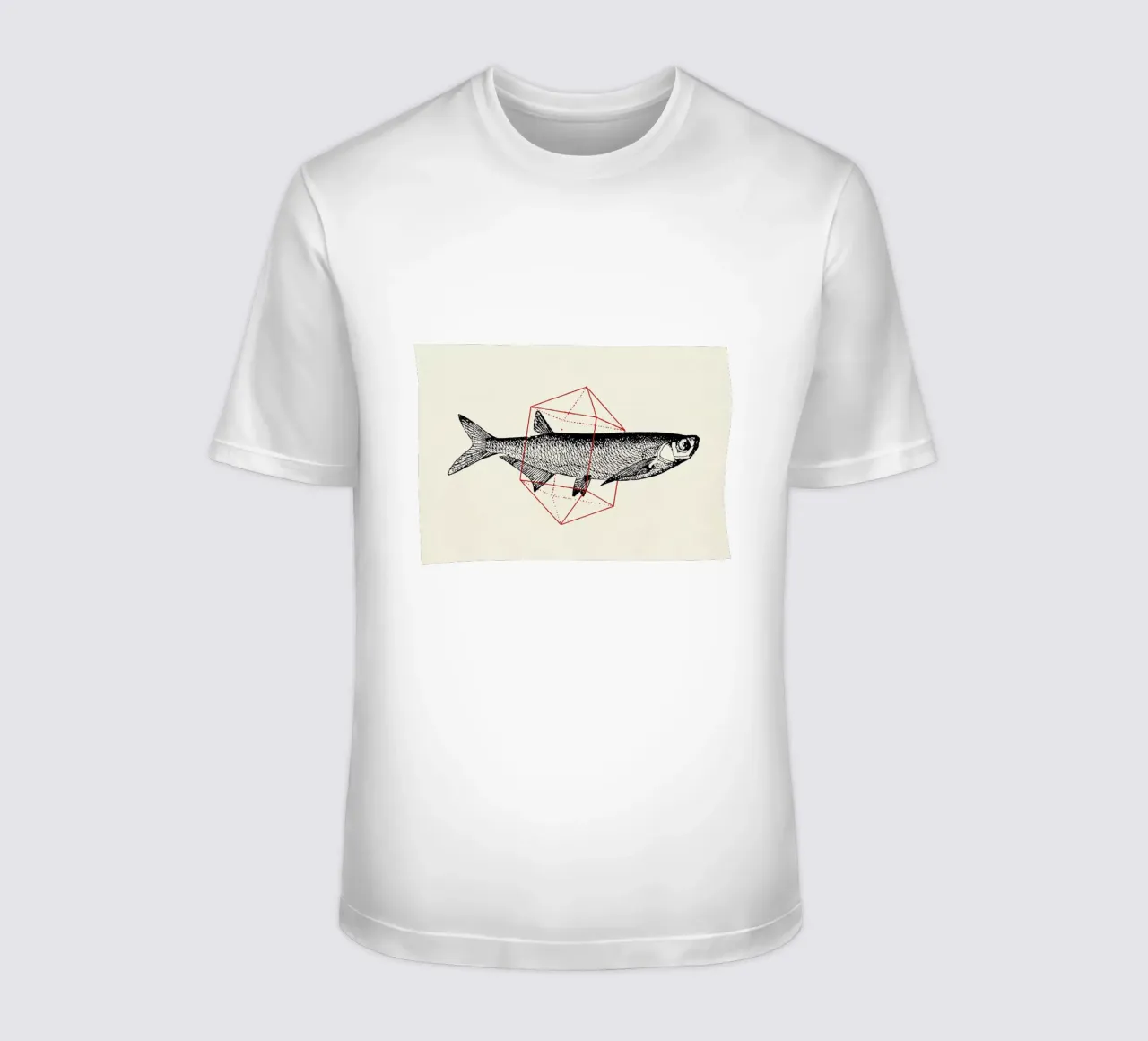 Fish in Geometrics II t-shirt da Florent Bodart