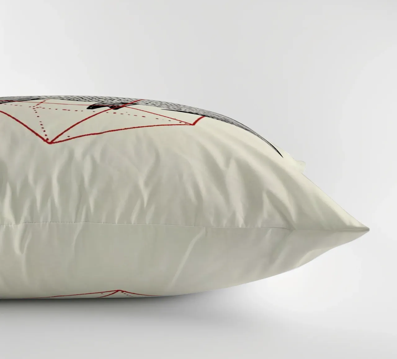 Fish in Geometrics II cuscino da Florent Bodart