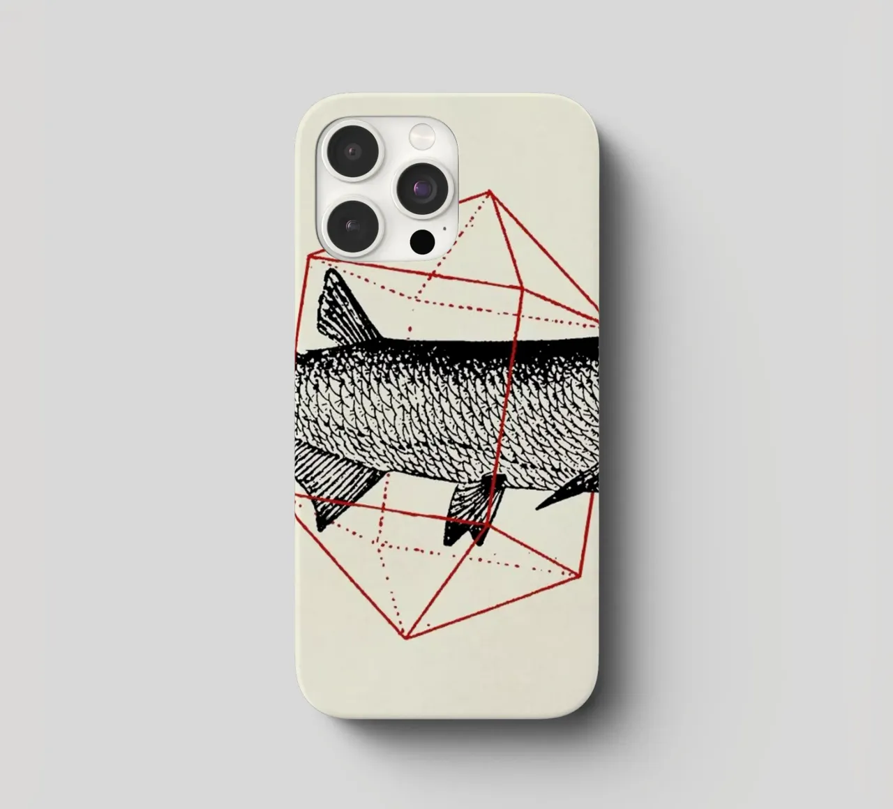 Fish in Geometrics II cover iphone da Florent Bodart