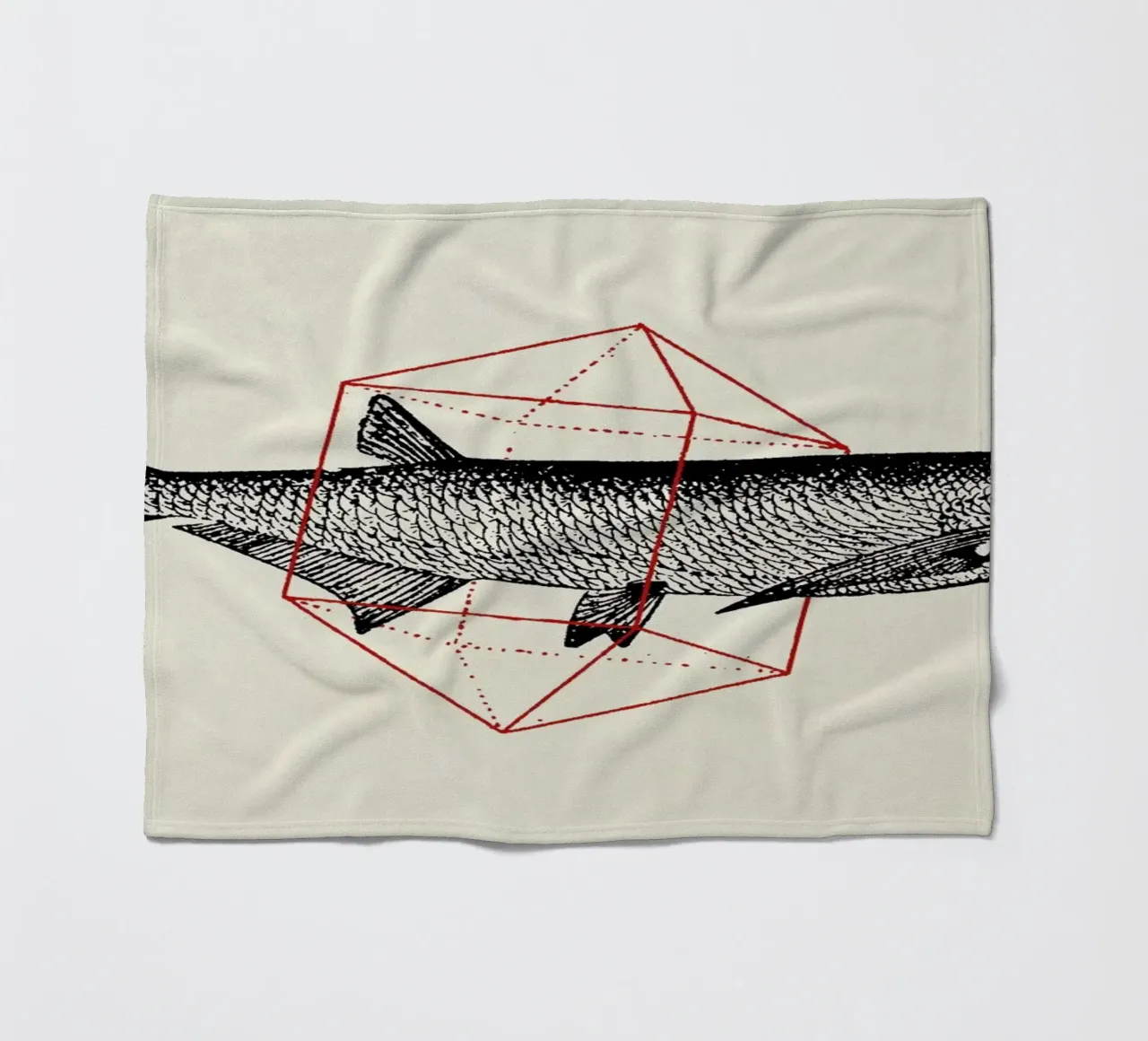 Fish in Geometrics II coperta in pile da Florent Bodart