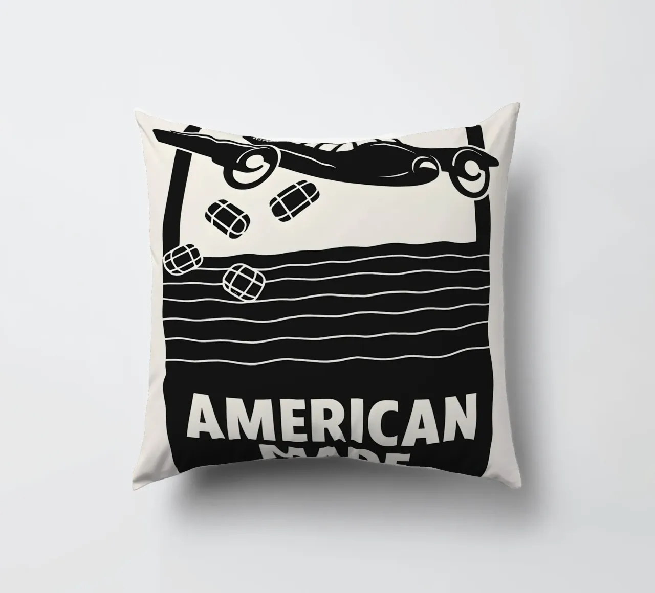 American Made Print cuscino da MoviesArt