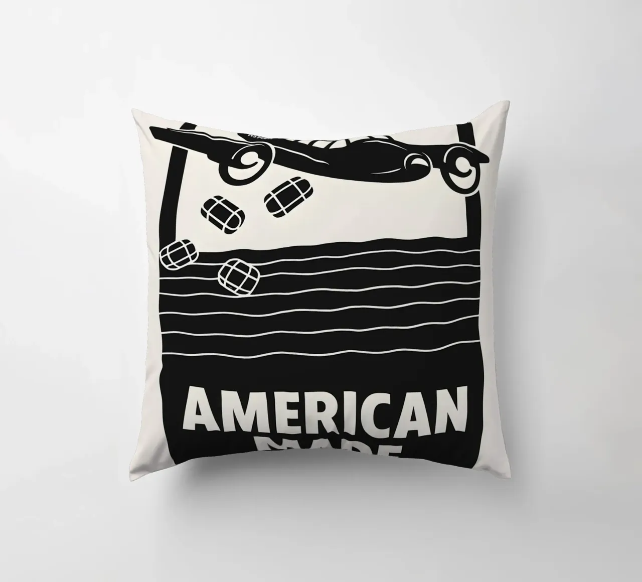 American Made Print cuscino da MoviesArt