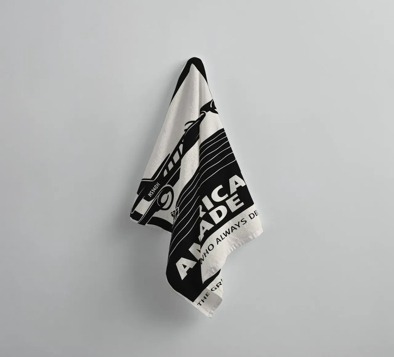American Made Print asciugamano da bagno da MoviesArt