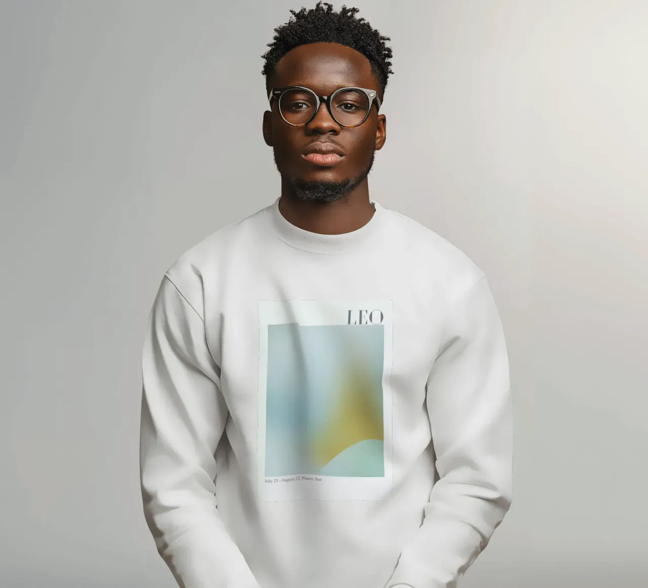 Leo Abstract Aura felpa da cafelab