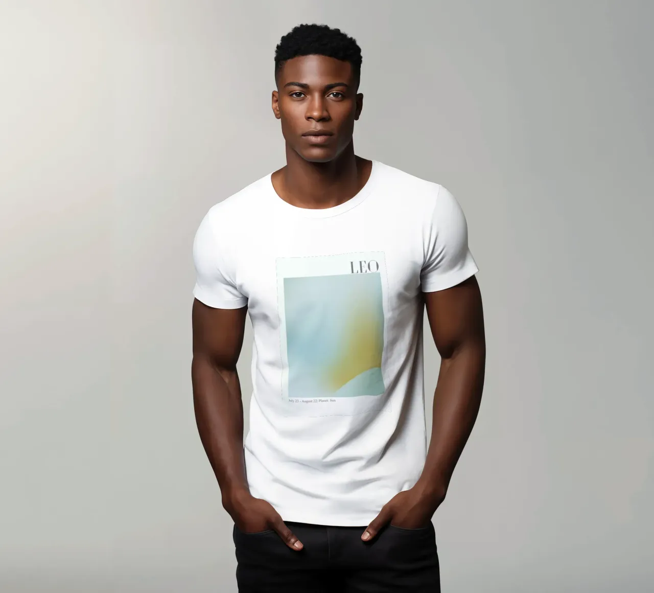 Leo Abstract Aura t-shirt da cafelab