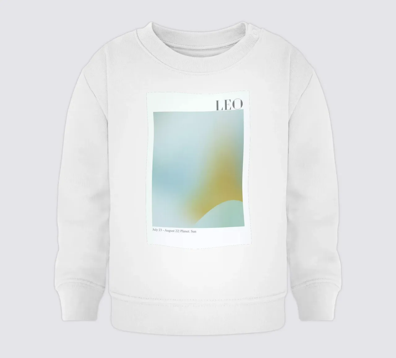 Leo Abstract Aura felpa neonato da cafelab