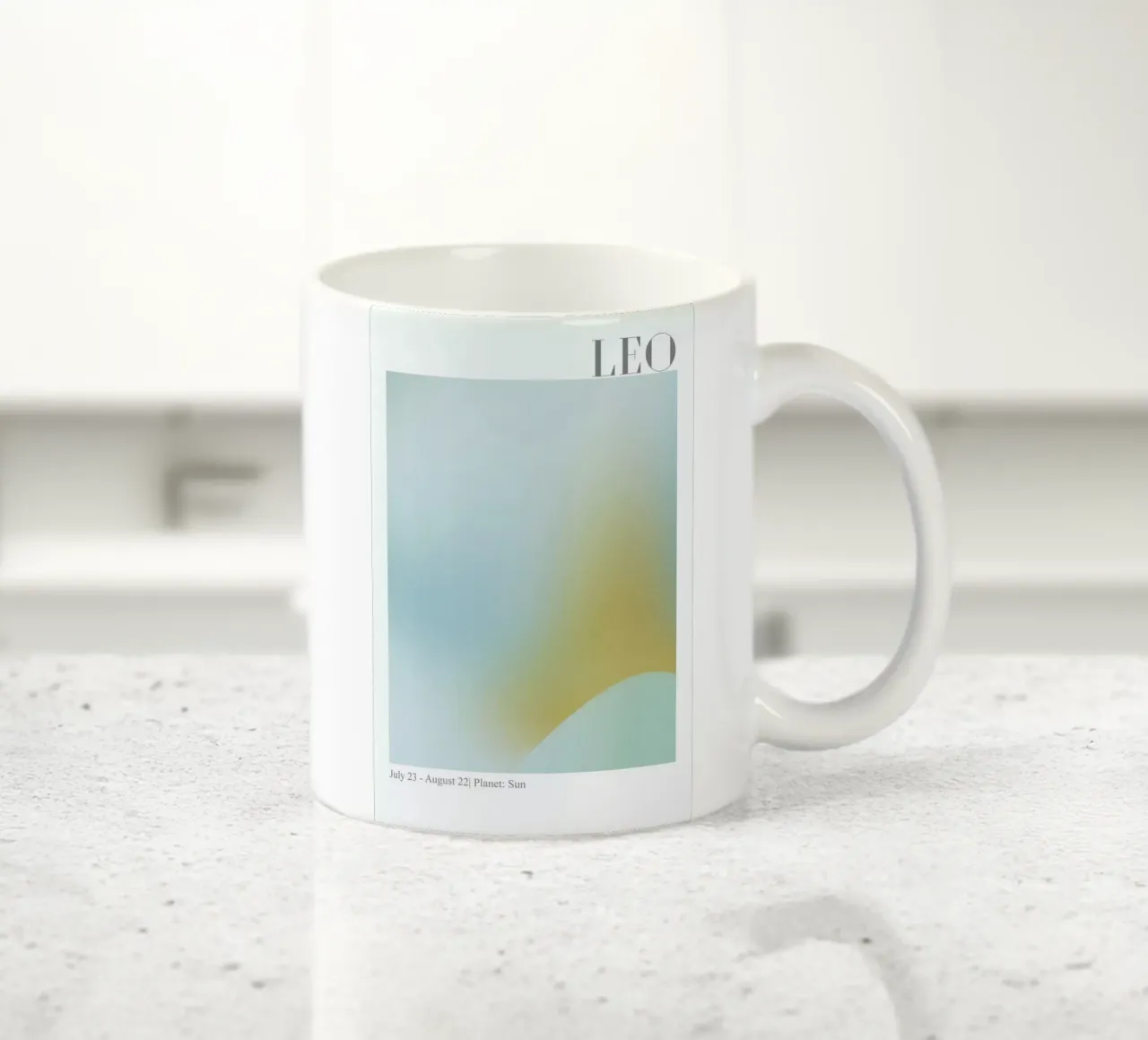 Leo Abstract Aura tazza in ceramica da cafelab