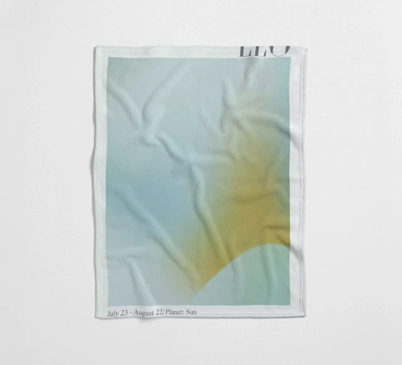 Leo Abstract Aura coperta in pile da cafelab