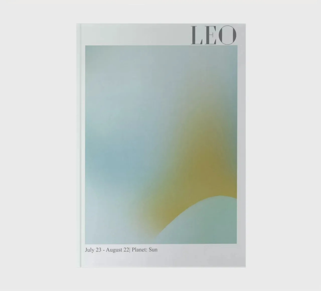 Leo Abstract Aura notebook by cafelab