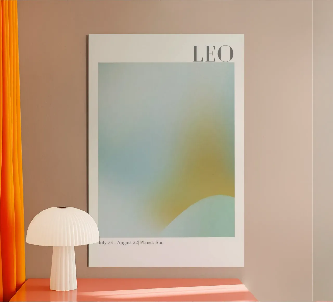 Leo Abstract Aura alluminio dibond da cafelab