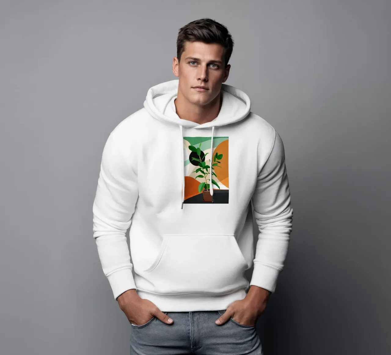 Colorful Branching Out 07 felpa con cappuccio da cityart