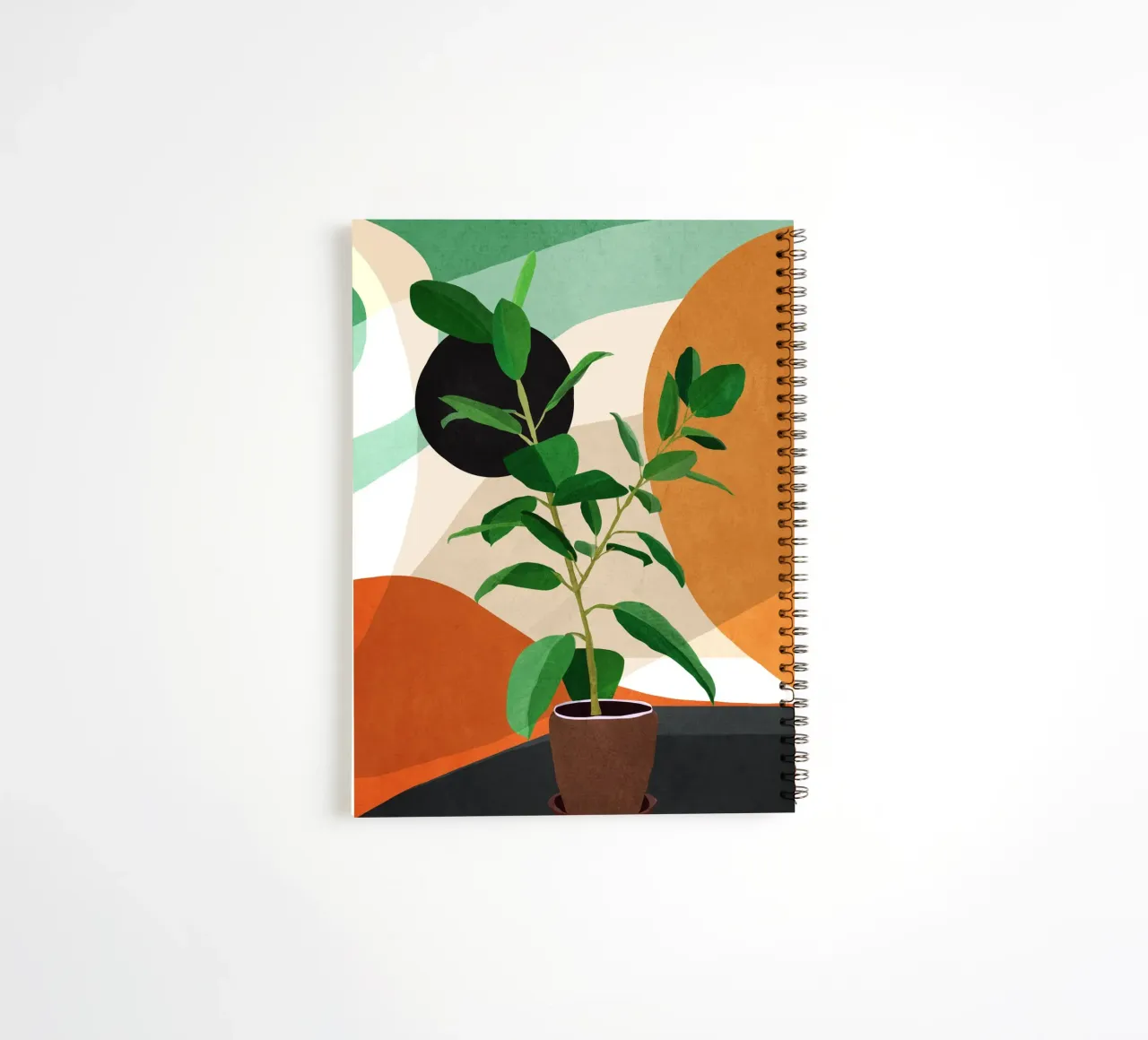 Colorful Branching Out 07 spiral notebook by cityart