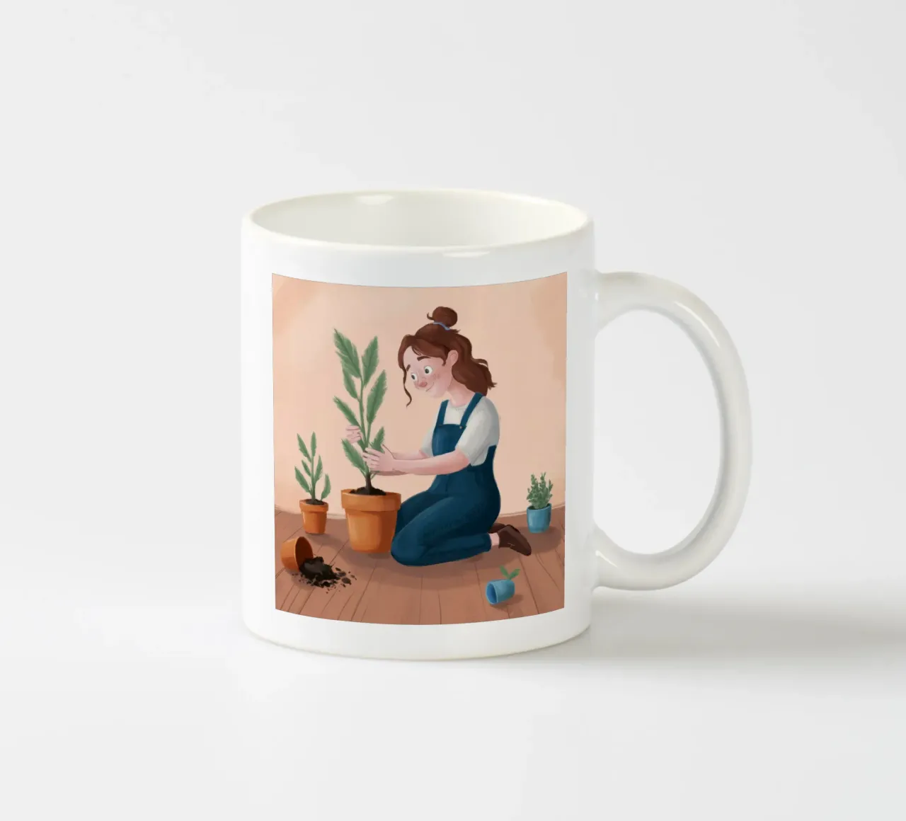 Piantare un momento delicato tazza in ceramica da Arcane Shade