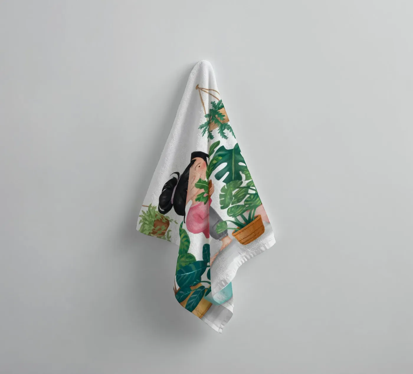 Tiny Green World Handtuch von Arcane Shade
