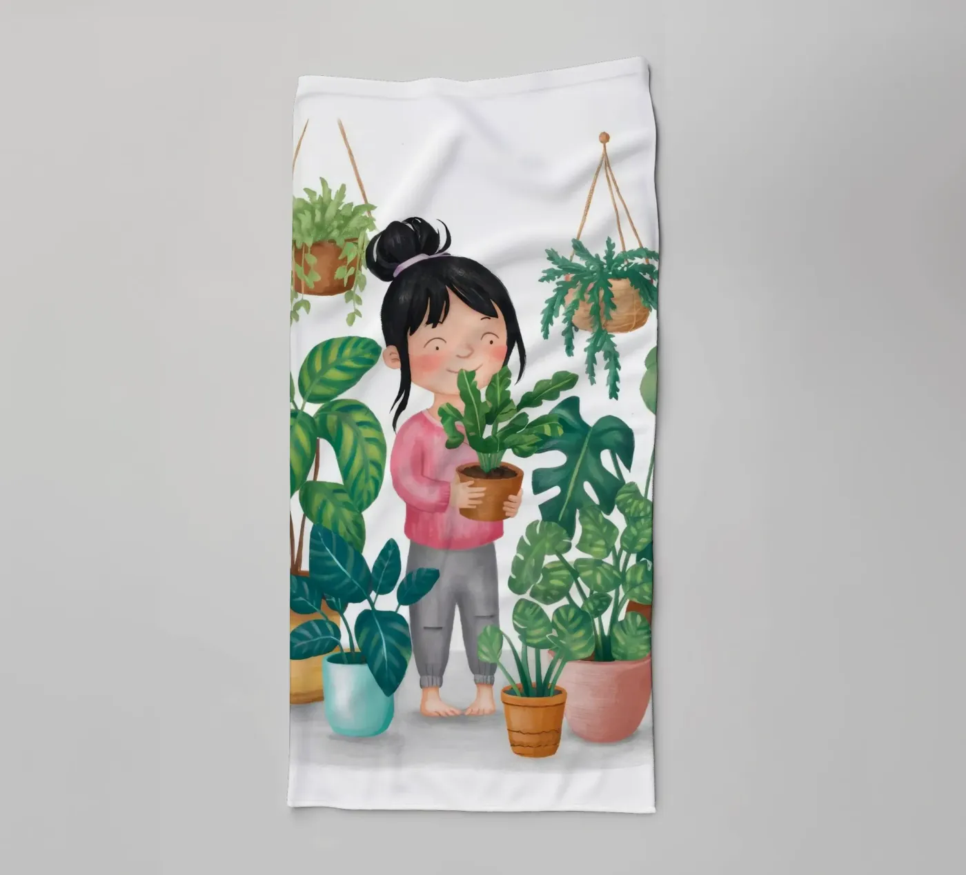 Tiny Green World Handtuch von Arcane Shade