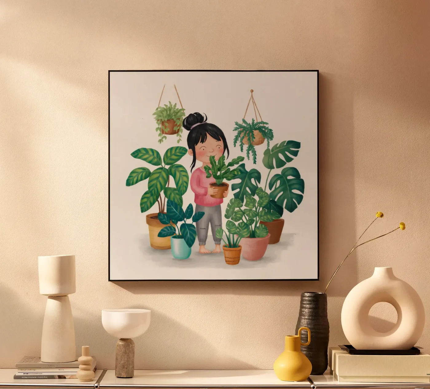 Tiny Green World acryl van Arcane Shade