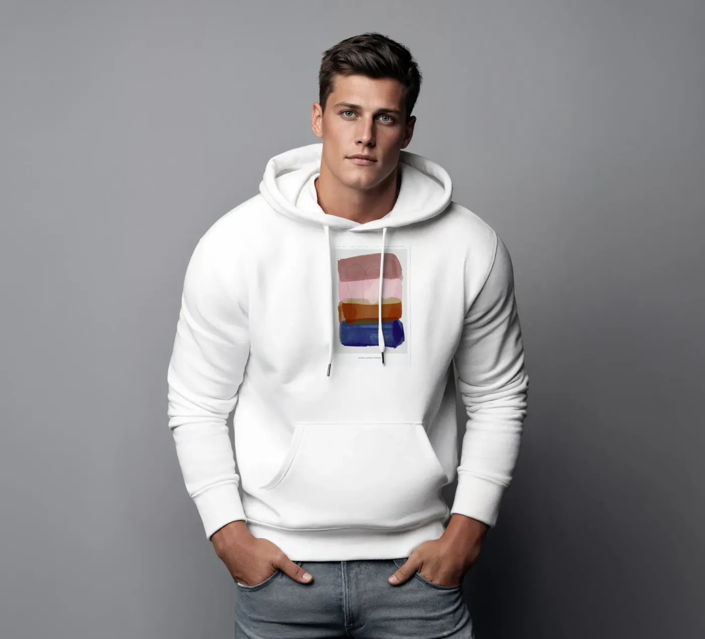 Overlapping Forms I hoodie by Pure