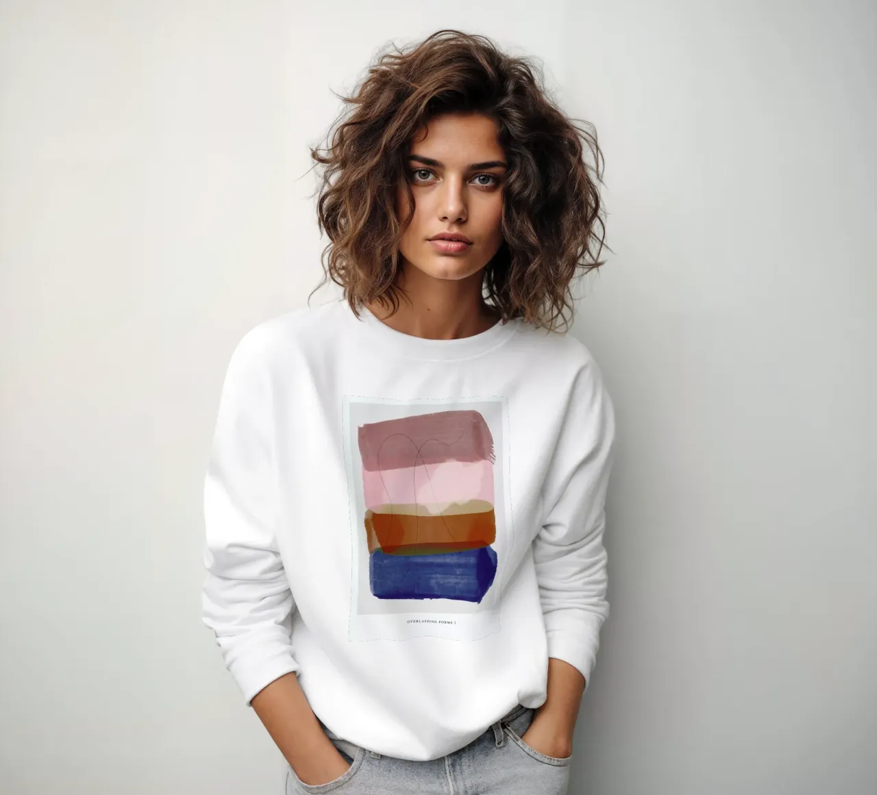 Overlapping Forms I sudadera de Pure