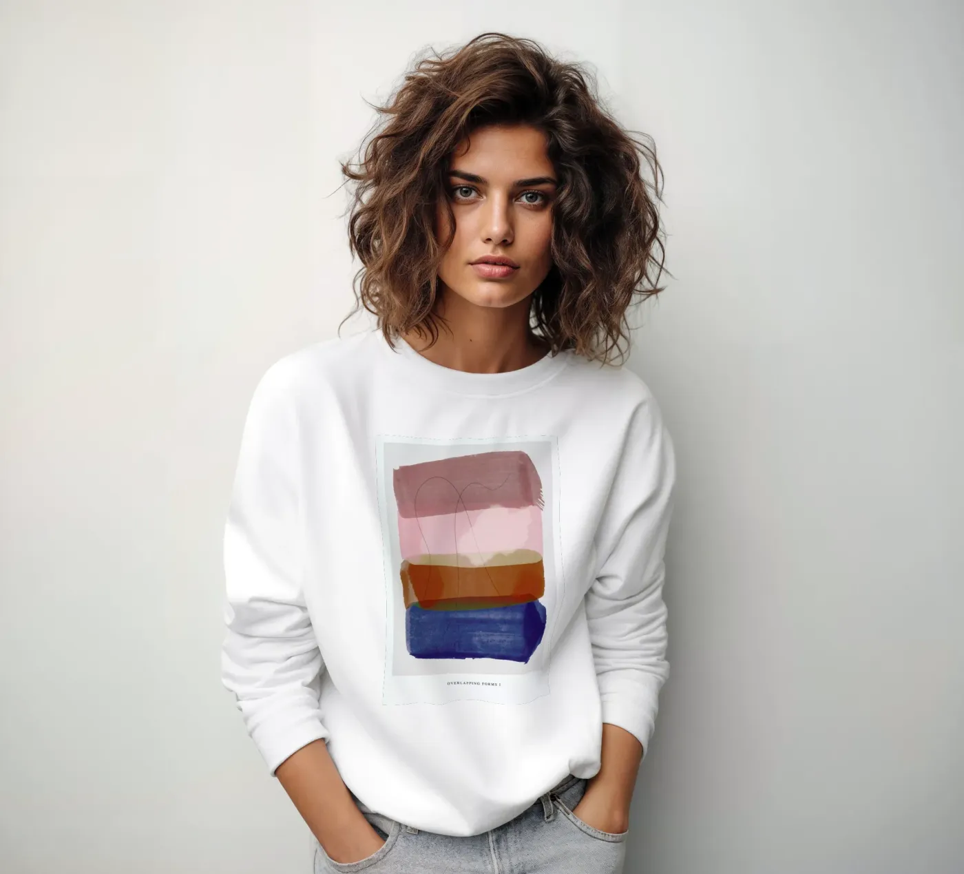 Overlapping Forms I felpa da Pure