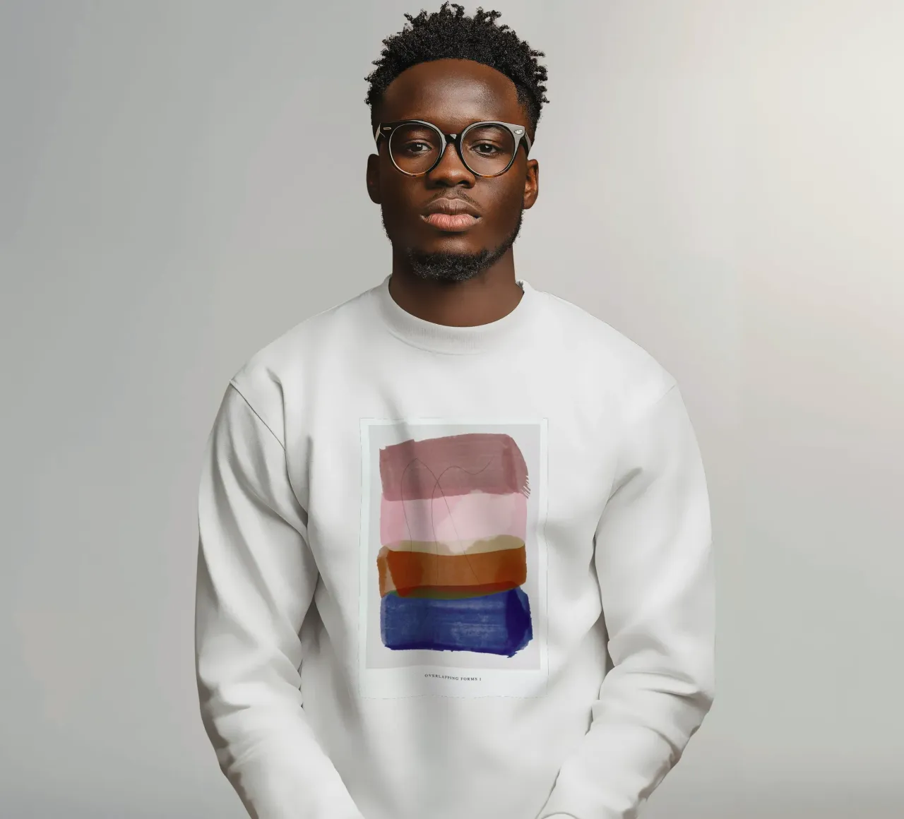 Overlapping Forms I Sweatshirt von Pure