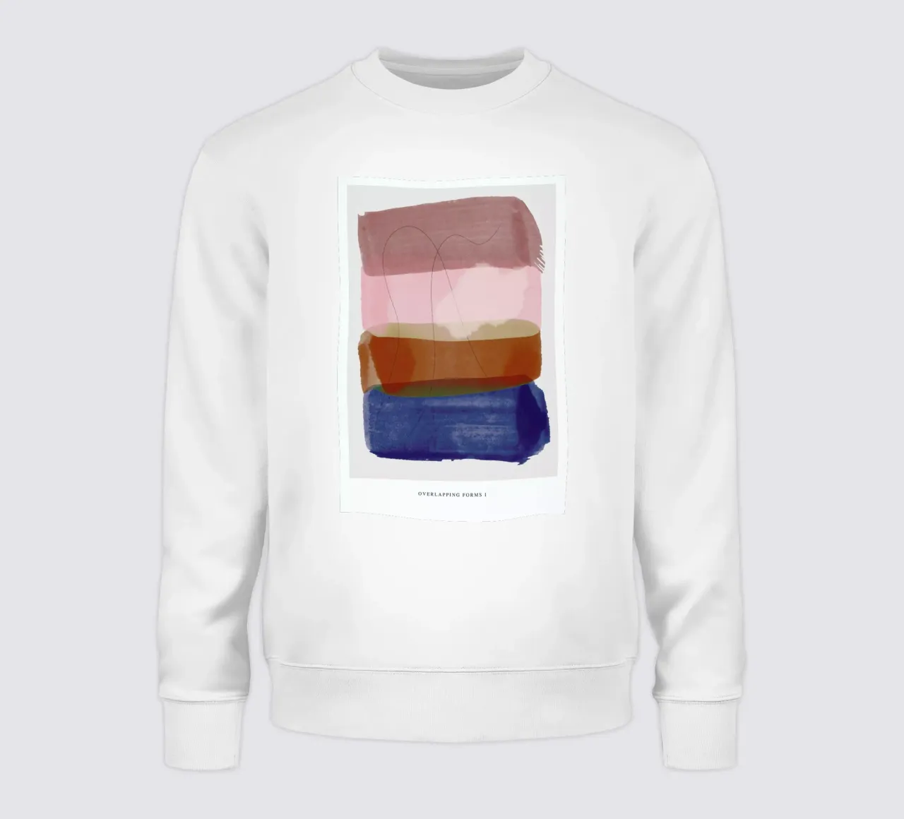 Overlapping Forms I Sweatshirt von Pure