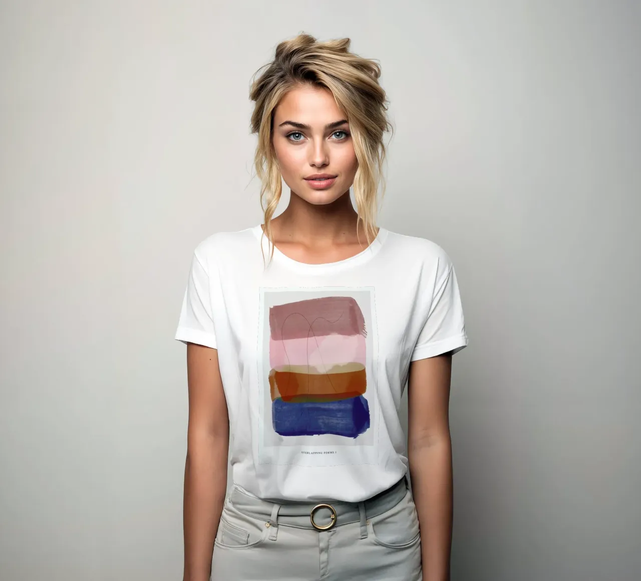 Overlapping Forms I t-shirt da donna da Pure