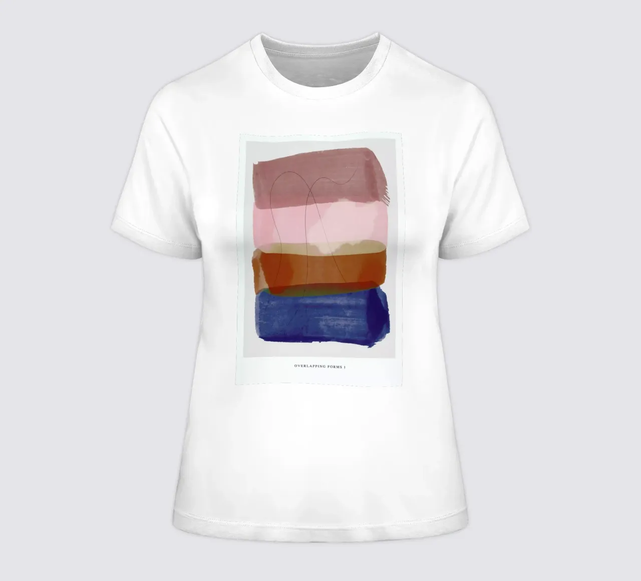 Overlapping Forms I t-shirt da donna da Pure