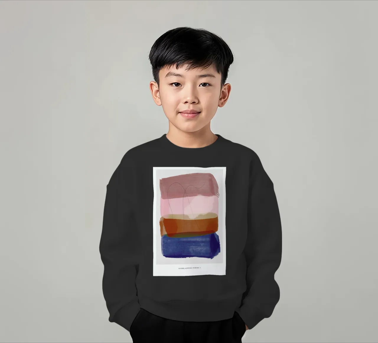 Overlapping Forms I felpa bambino da Pure